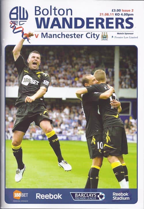 Bolton Wanderers FC v Manchester City FC